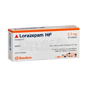 Lorazepam 2.5mg